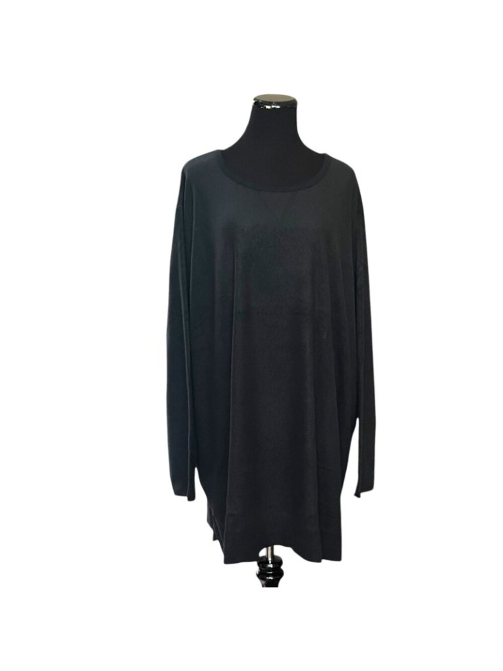 Woman Within Black Sweat Shirt - Women's Size 3X - NEW with tags - Picture 4 of 7